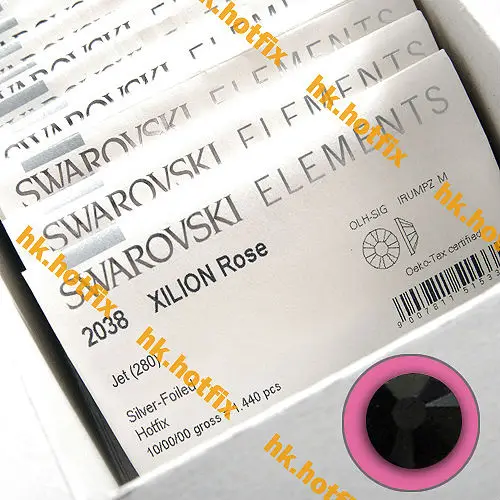 SS7 Подлинная Swarovski Elements угольно черный (280) 720 шт. 7ss (без исправления горный