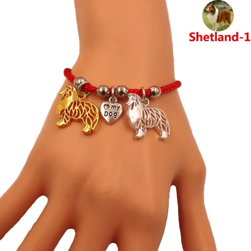 Shetland собака из овечьей шерсти модель для женщин мужчин парная веревка влюбленных