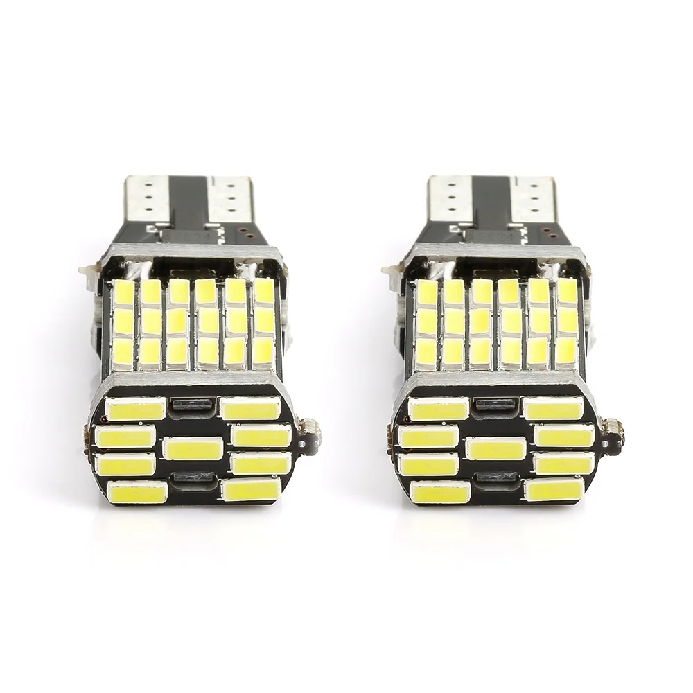 2 шт. T15 W16W 921 45 SMD светодиодный 4014 Авто Canbus обратный светильник Реверсивный ing