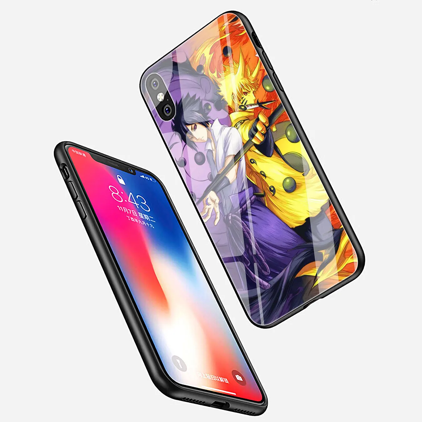 Lavaza Hokage Naruto Kakashi чехол для телефона из закаленного стекла Apple iPhone XR X XS Max 6 6S 7 8 Plus 5 5S
