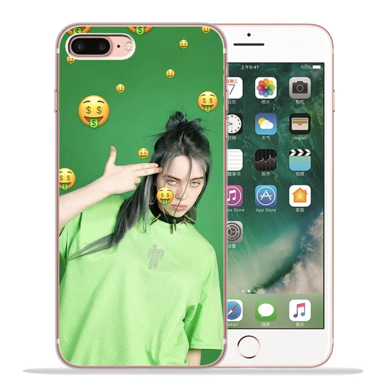 1806 Роскошный чехол Billie eilish для iPhone X, XR, XS, Max, 5, 5S, SE, 6, 6 S, 7, 8 Plus, чехол для телефона, Funda, Coque, Etui, capa, shell capinha - Цвет: 1806