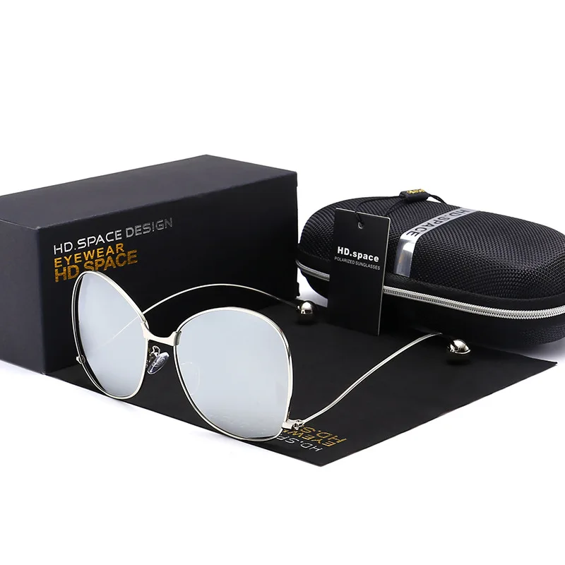 HD Брендовая Дизайнерская обувь Для женщин поляризационные Солнцезащитные очки