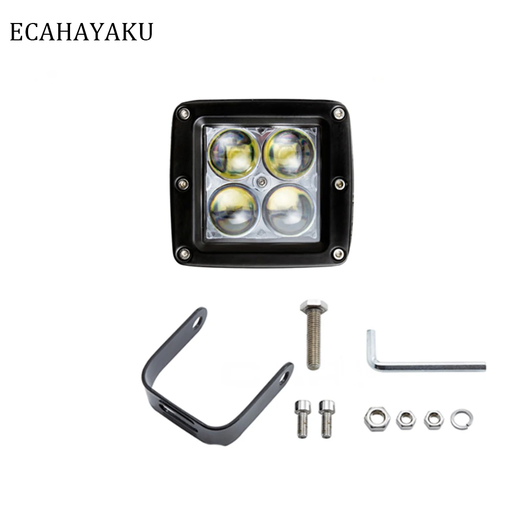 Светодиодный светильник ECAHAYAKU 3 дюйма 12 Вт 6000 К IP67 водонепроницаемый