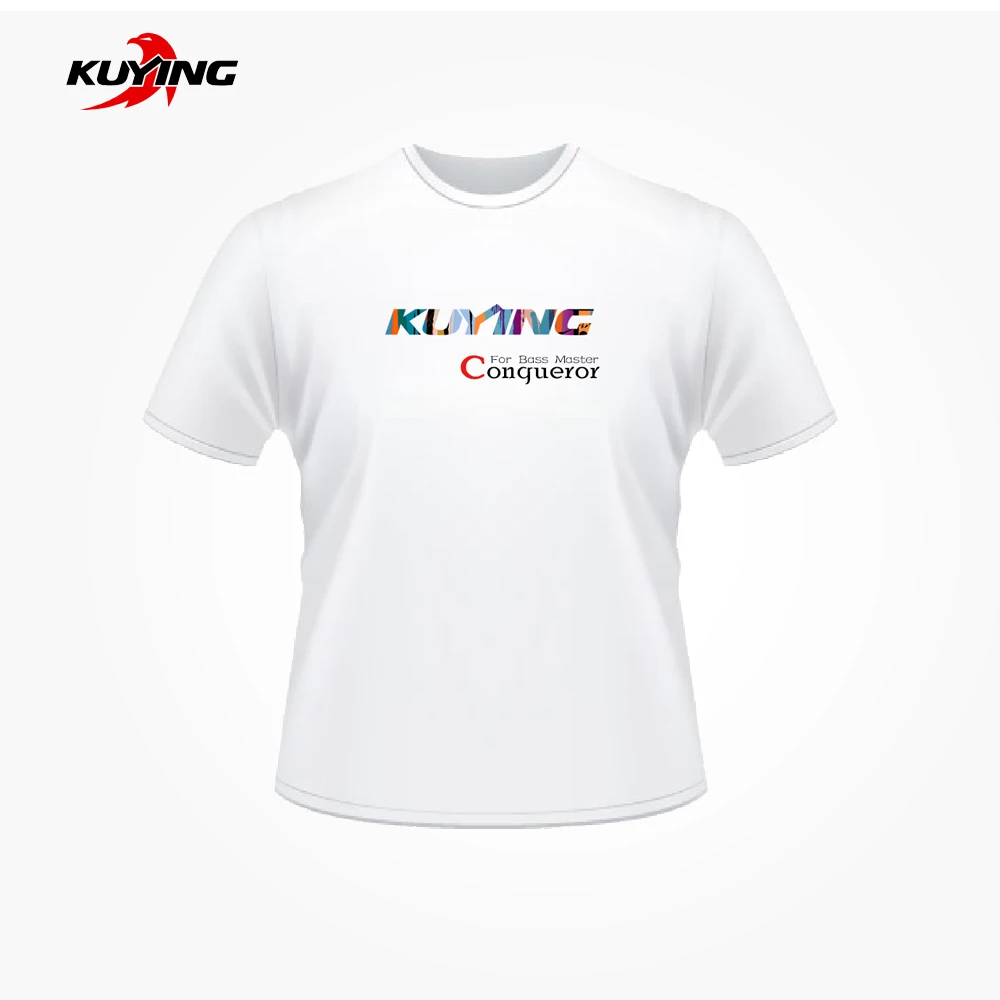 

KUYING Original Outdoor Fishing Clothes Fish T-shirt shirt Men Women Short Sleeves Bamboo Breath Fiber Dry Material