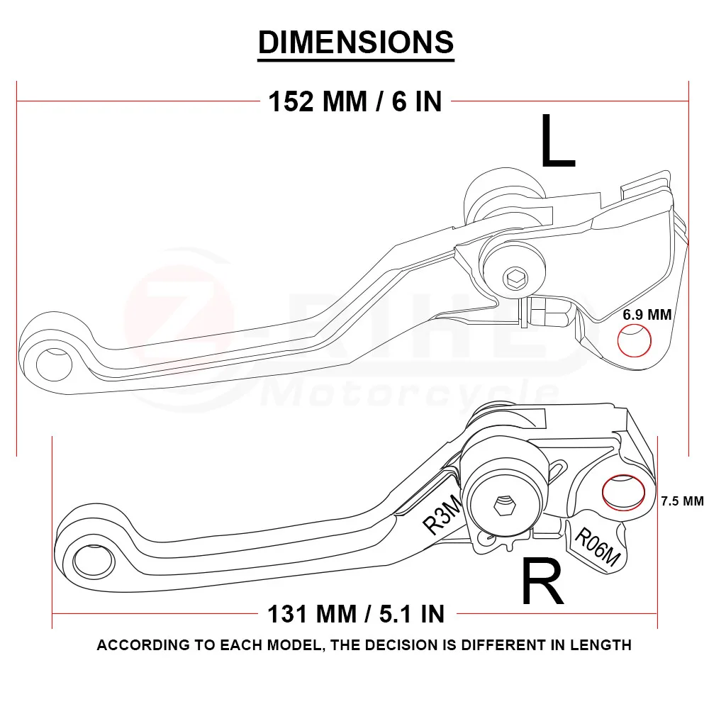 Для YAMAHA WR250F 04 13 WR450F 06 15 WR 250F/450F Dirt Bike Off Routes Motocross Racing CNC Pivot Embrayage de Frein Leviers N|cnc pivot|dirt