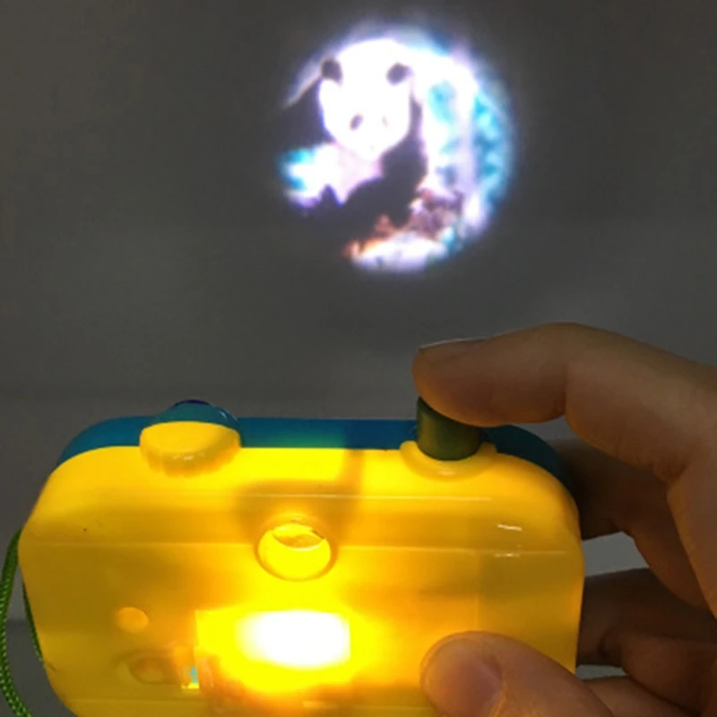 Новая игрушечная мини камера с проекцией животных обучающая игрушка для