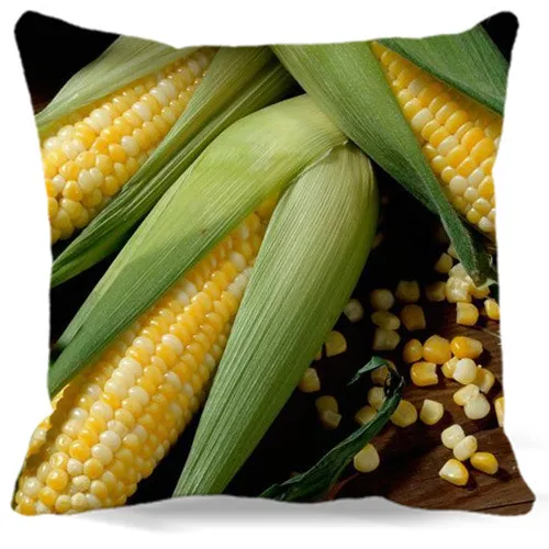 Желтый зеленый 40 45 48 см хлопок полиэфирный квадрат наволочки для автомобиля стул