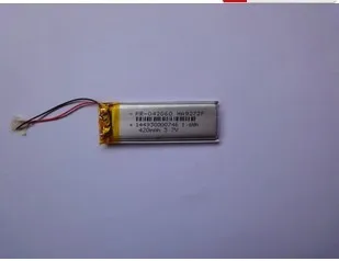 

7.4V polymer battery, series, 402360 600MAH, MP3 GPS can be customized 7.4V Rechargeable Li-ion Cell