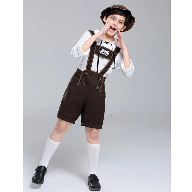 JYZCOS Дети Мальчики Октоберфест Косплей Костюм германия пивной фестиваль костюм