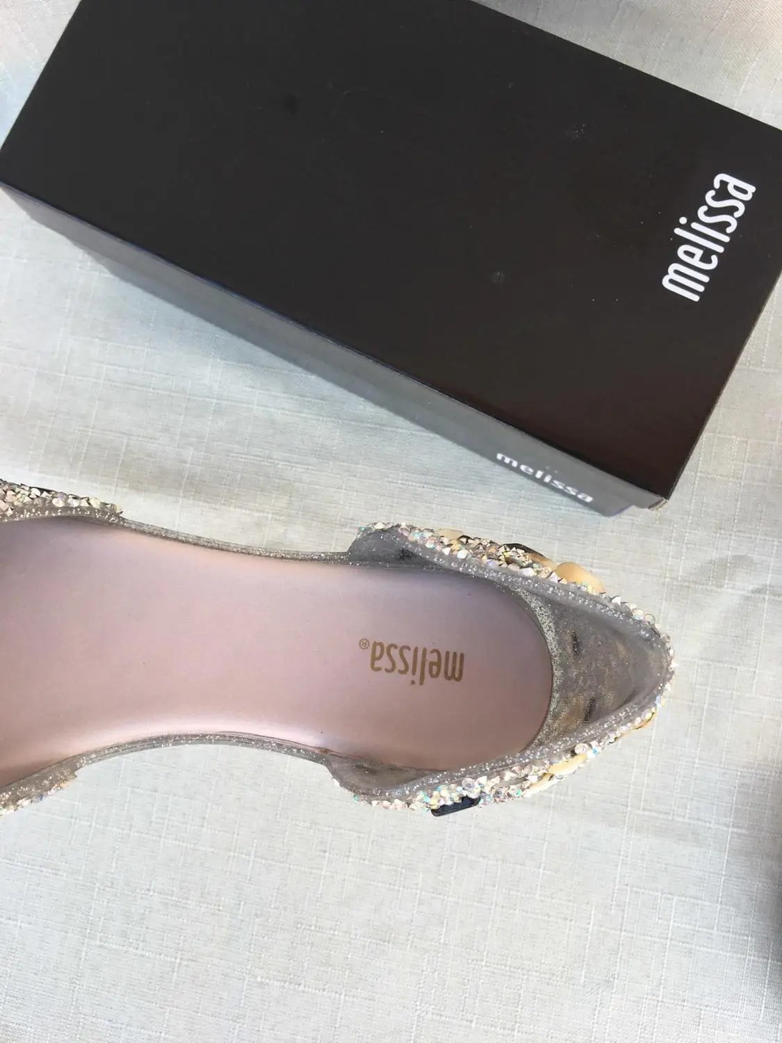 Женские сандалии гладиаторы Melissa пляжные со стразами лето 2019|Боссоножки и