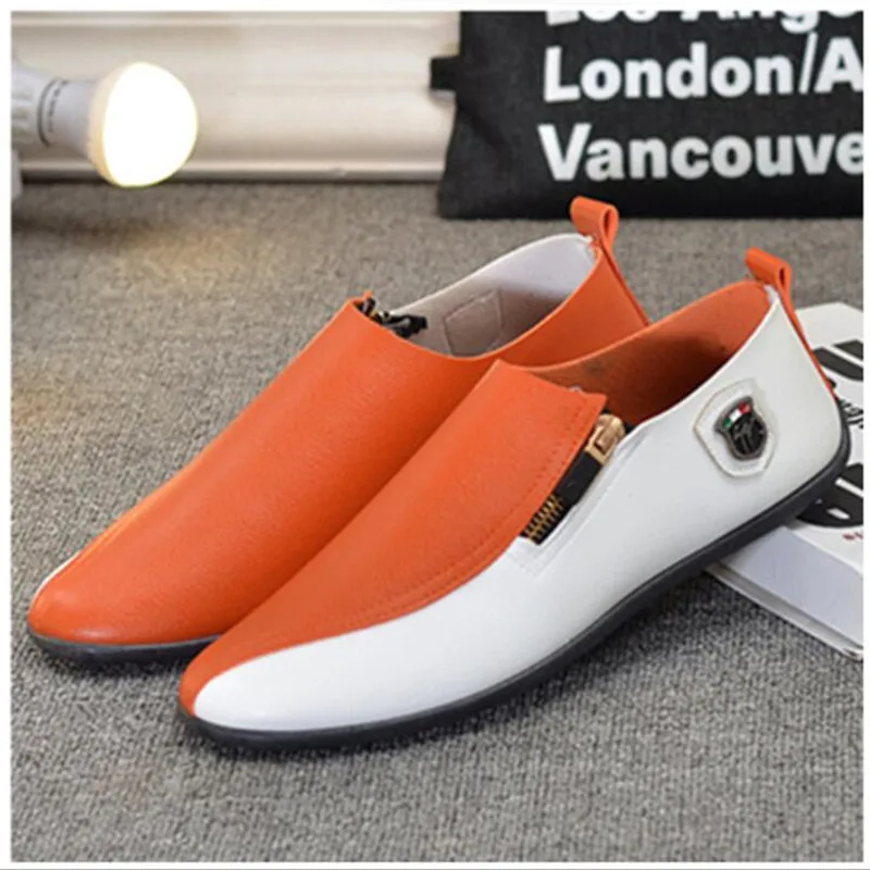Hot Sale Spring Summer Men Shoes Casual Slip on Fashion Suede Comfortable Breathable Male Flats Driving Loafers 39-44 | Обувь