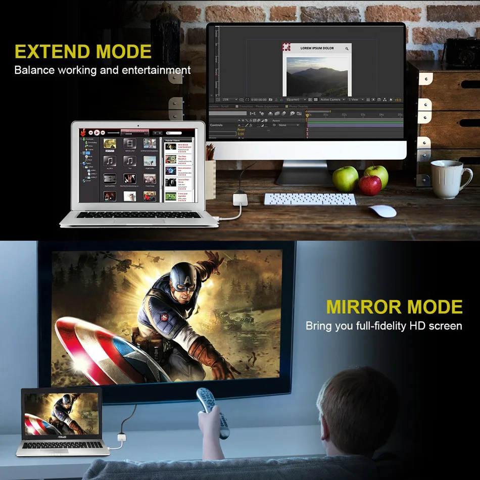 JKING для MacBook Air Pro iMac Mac Mini Thunderbolt мини Дисплей Порты и разъёмы DP To VGA кабель адаптера