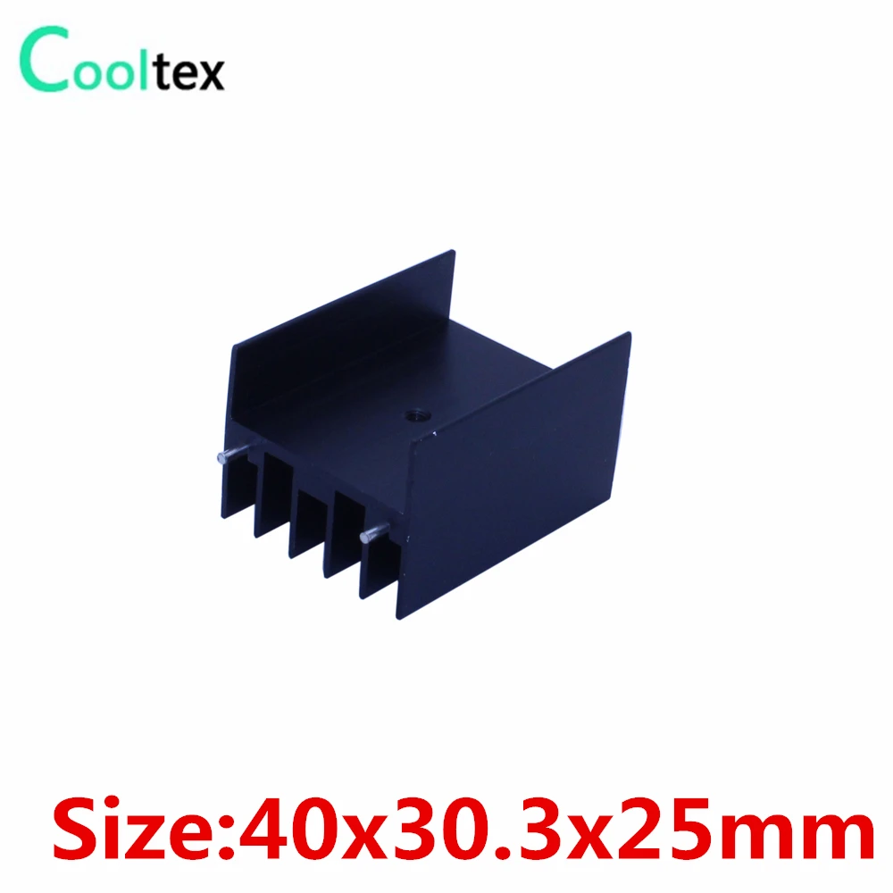 5 шт./лот 40x30 3x25 мм от TO220 до 220 IC MOS радиатор радиатора для L298N LM7805 Диодная Dynatron