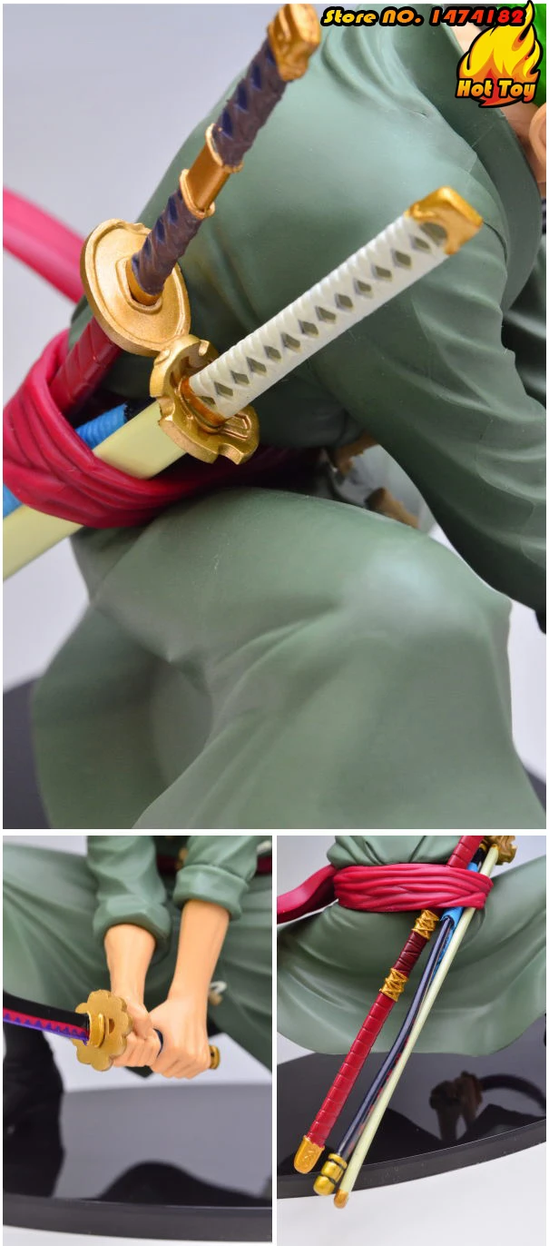 100% оригинал коллекция фигурок BANPRESTO sculture BIG Zoukeiou 4 Vol.3-Roronoa Zoro от One Piece | Игрушки и
