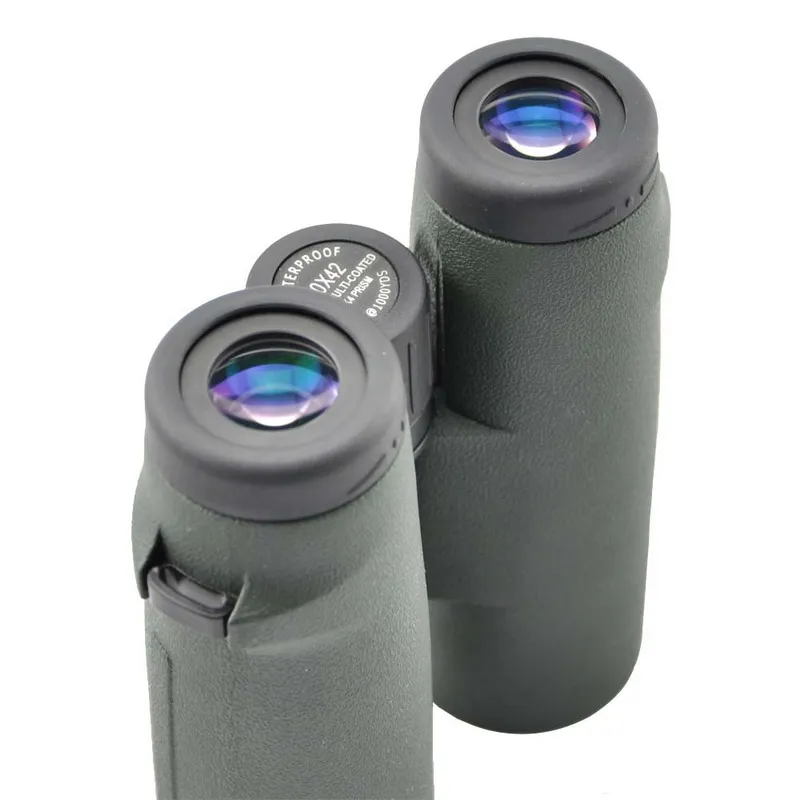 Visionking 10x42 охотничий бинокль водонепроницаемый Bak4 противотуманные бинокли для кемпинга профессиональный телескоп дорожный бинокль