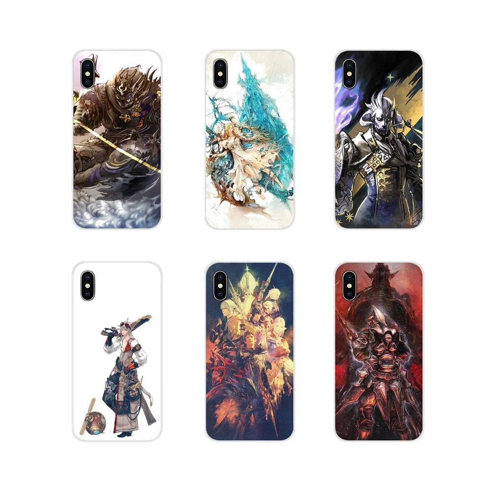 Прозрачный чехол из ТПУ для Xiaomi Mi4 Mi5 Mi5S Mi6 Mi A1 A2 5X 6X 8 9 Lite SE Pro Max Mix 2 3 2S Final Fantasy