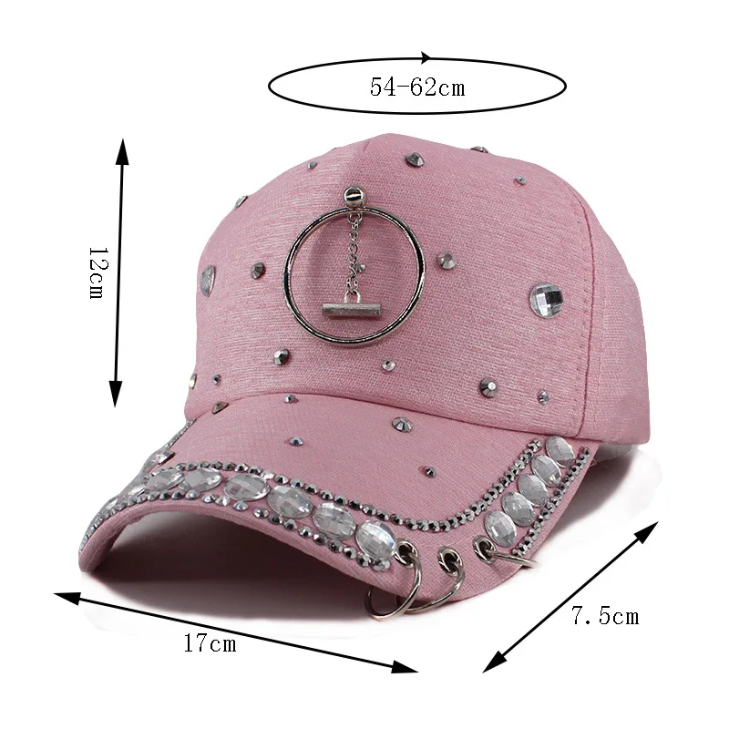 HLEISXI New High Quality Fashion Women Caps Snapback Adjustable Adult Girl's Baseball Cap Lady Casual Hat Brand Gorras