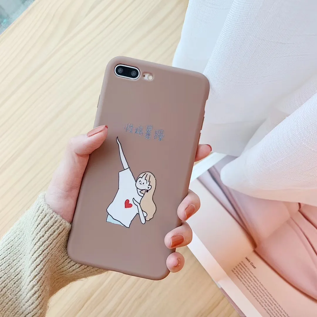 Матовый чехол для iphone xr на айфон 7 дюймов из силикагеля Мобильный телефон X XsMAX 8Plus