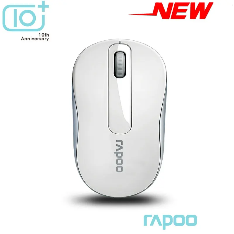 Горячая Распродажа Оригинальная Rapoo M10 2,4 ГГц мини USB оптическая беспроводная мышь для настольного компьютера, компьютера, мыши