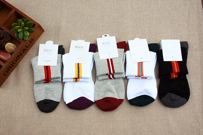 Весенние новые зимние хлопковые мужские носки спортивные для пешего туризма на