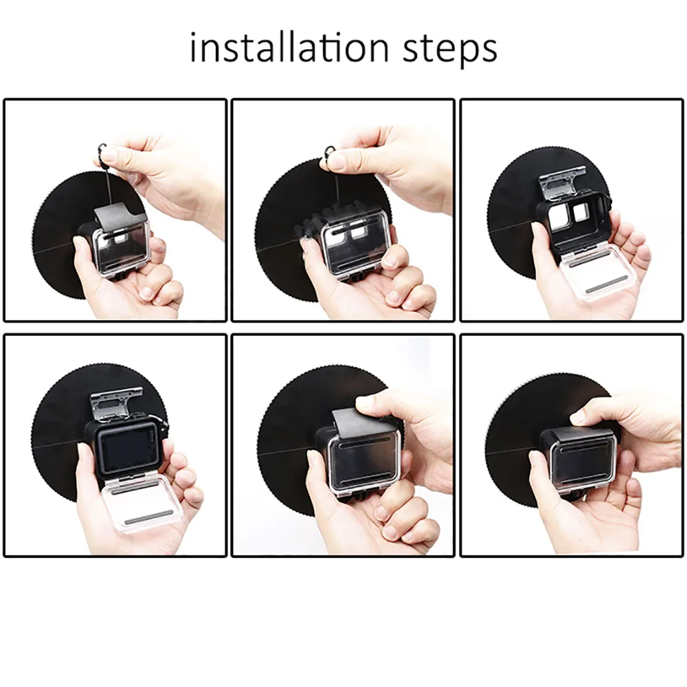 

Dome Lens Waterproof Case Case Shutter Dome Cover Shooting Camera Protector Lens Case Port Housing Convenient Ultra Wide Angle