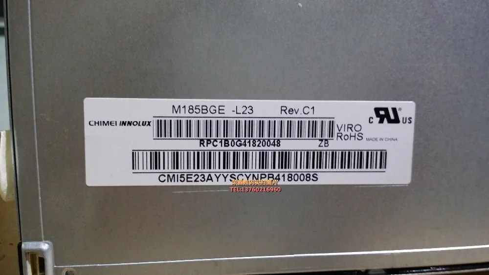 18 5 дюймовая TFT ЖК-панель M185BGE-L23 LCD дисплей 1366*768 ЖК-Экран TN 1 Chimei INNOLUX | Электронные