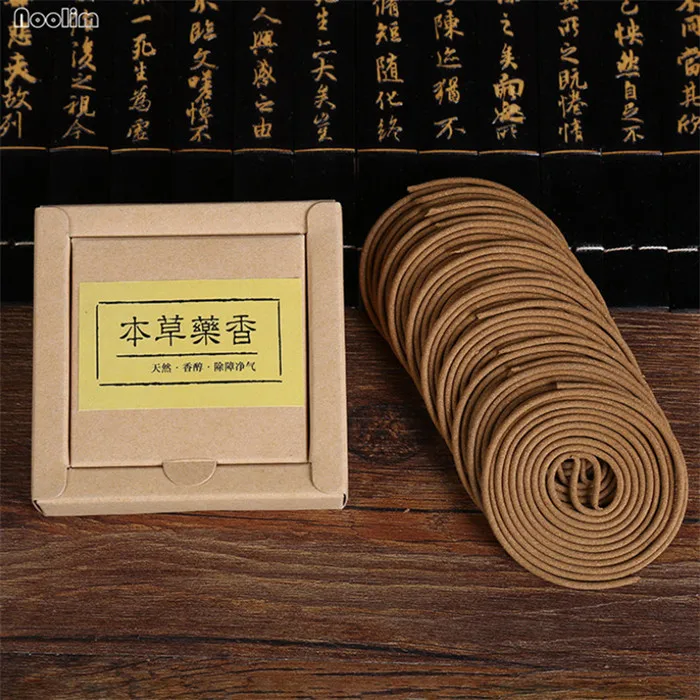 Medicine incense 20 шт./кор. ручной работы со спиральными катушками Ладан ванной туалета дома Буддизм расслабляющий Йога тишина медитации свежий воздух Применение в teaho Применение - Цвет: Medicine incense