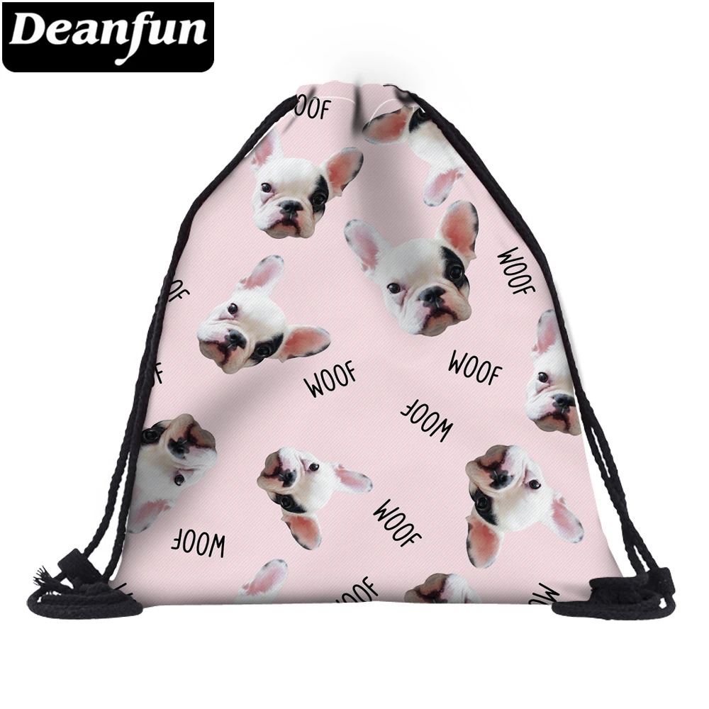 Сумка через плечо Deanfun с 3D принтом в виде бульдога из полиэстера для женщин