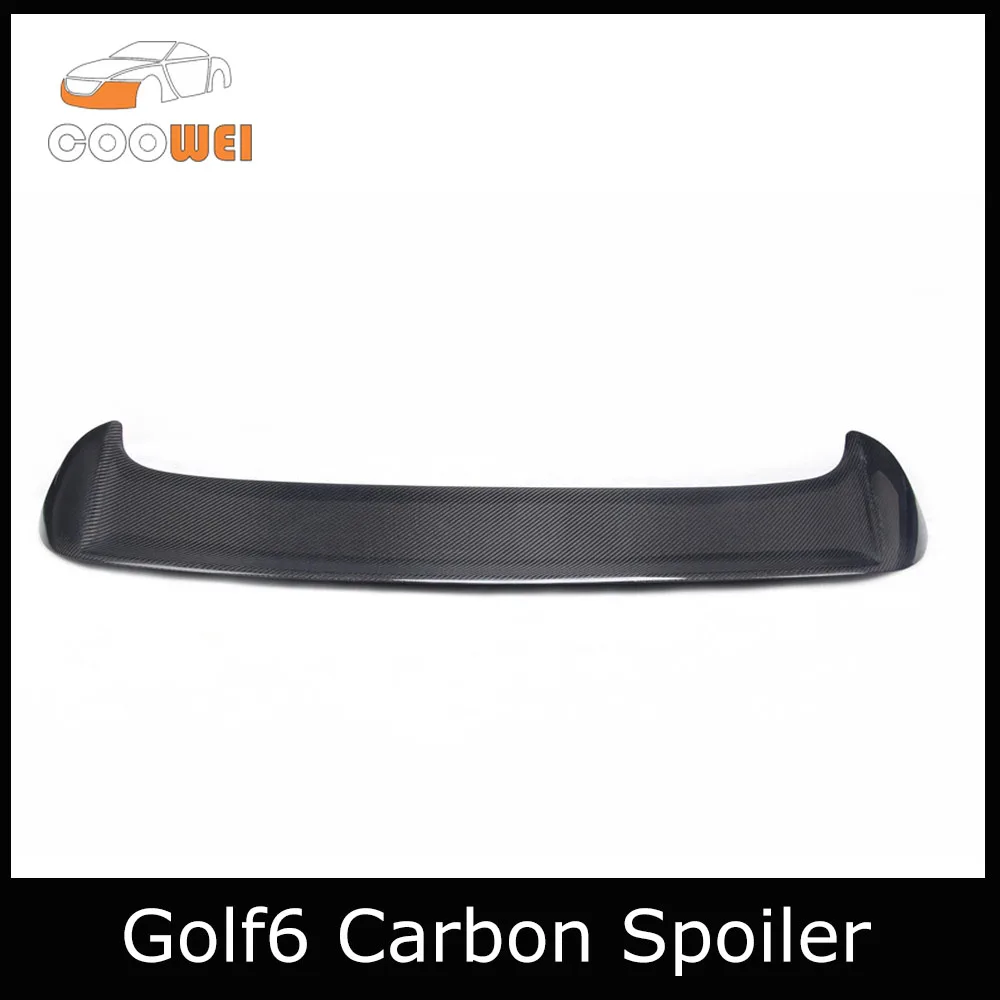 Спойлер из углеродного волокна на заднюю крышу автомобиля подходит для Volkswagen VW