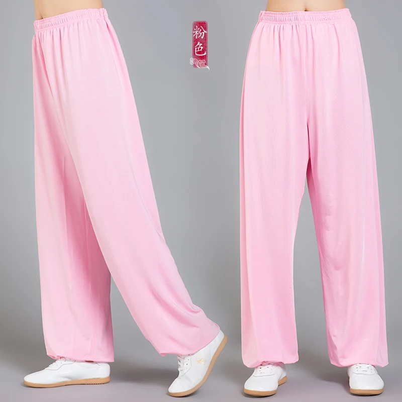 Брюки для йоги Icesilk Tai Chi брюки Wu Shu кунг фу штаны боевого искусства|martial arts pants|kung fu