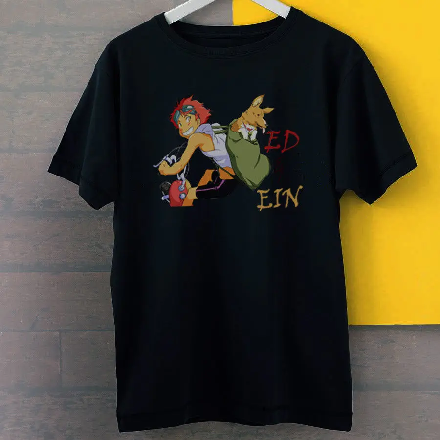 Новинка 2019 мужские футболки из 100% хлопка Мужская футболка Cowboy Bebop Team Эдвард энд и