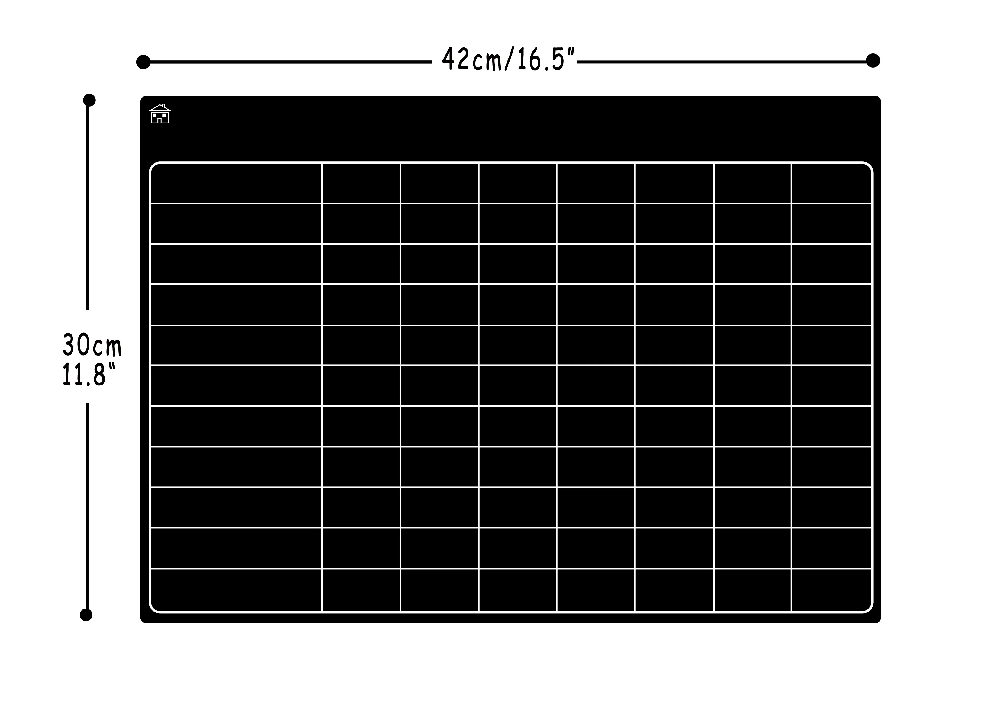 Магнитная доска с календарем для сушки холодильника A3 16 5 ''x 11 8''