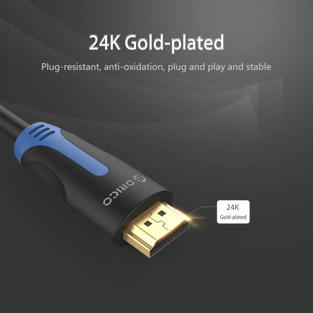 ORICO HDMI Cable to 1.4 4K 1080P 3D 1M 1.5M for PS3 Projector HD LCD Apple TV Computer Cables|Кабели HDMI| |