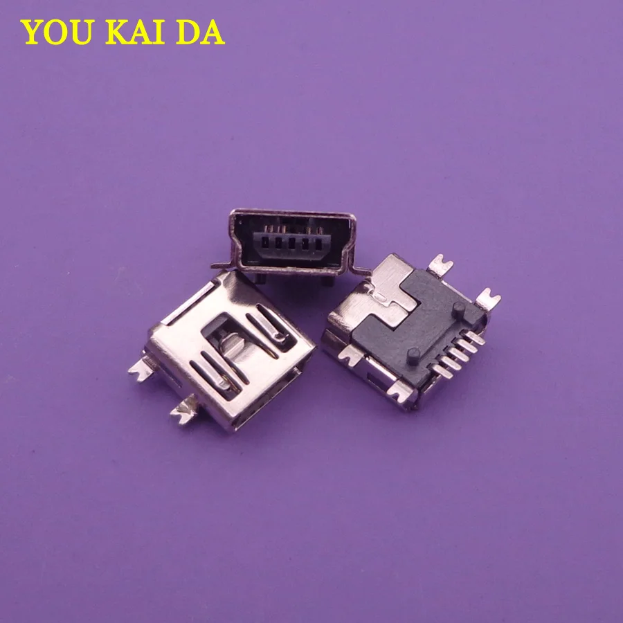 100 шт. разъем micro mini usb бесплатная доставка Mini USB 2 0 типа B 5-контактный SMT короткий