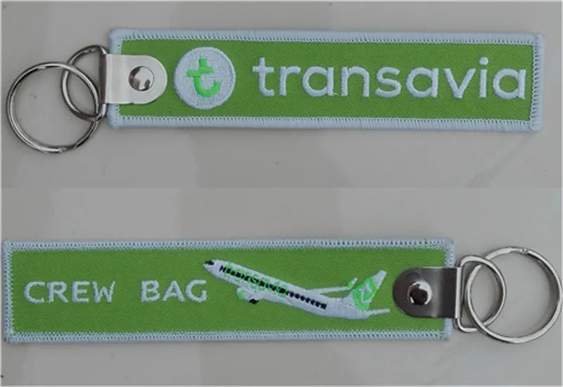 Transavia Crew Bag авиационный пилот вышитый Брелок высокого качества|crew bag|pilot keychainkeychain