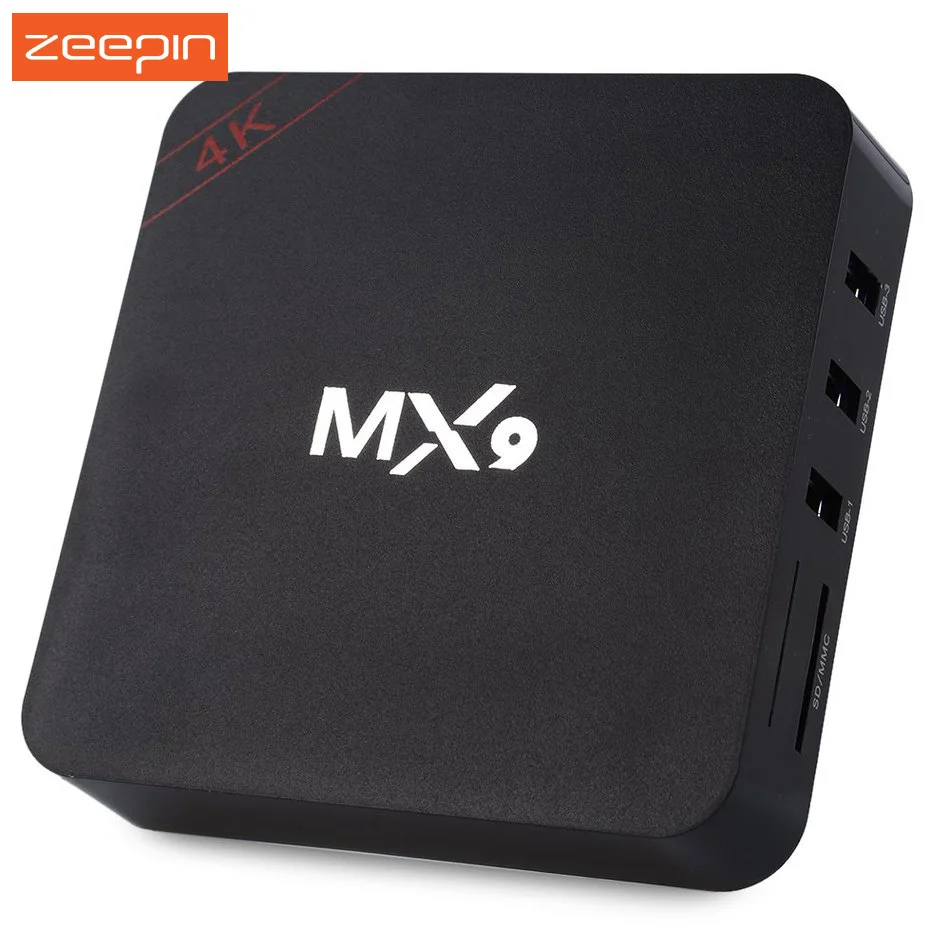 Горячие MX9 ТВ Box Android 4 RK3229 Quad-core 2 ГГц Wi-Fi онлайн медиа плеер Arm Mali-400 Декодер каналов