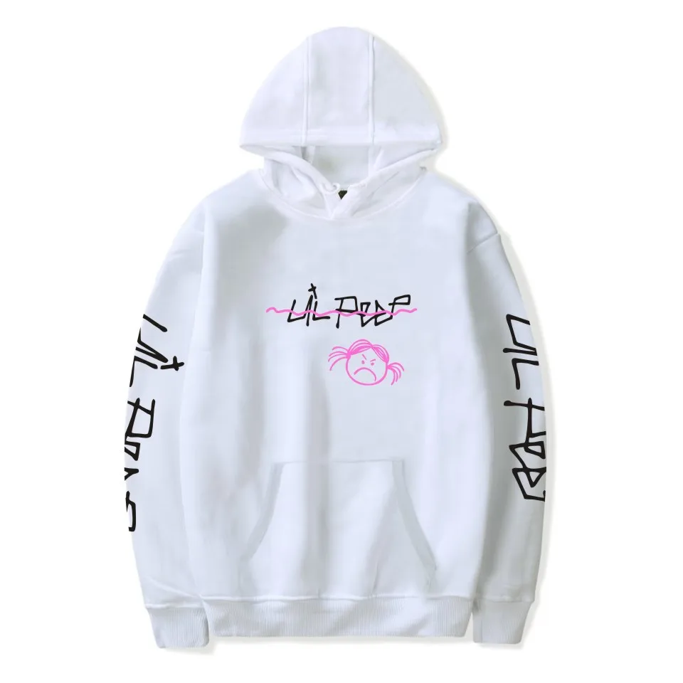 Толстовка с капюшоном Lil Peep для мужчин и женщин толстовка забавным принтом