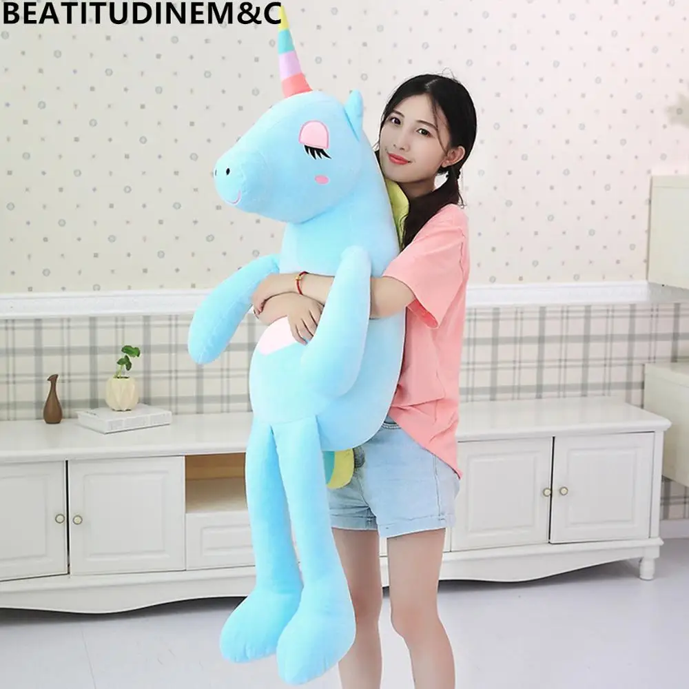 Плюшевые игрушки в виде радужного единорога 1 шт. 60-140 см |