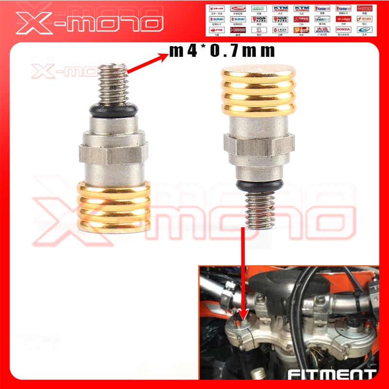 MotoMX M4 * 0 7 мм вилка Bleeder сброс клапана клапан сброса для KTM SX SXF EXC SMR SMCR Supermoto Motard
