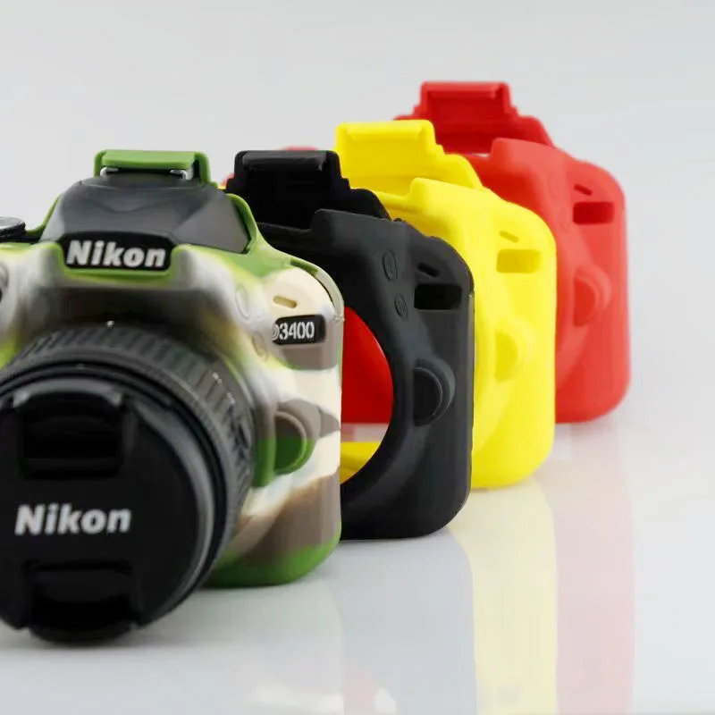 Новинка Аксессуары для DSLR мягкий силиконовый резиновый защитный чехол Nikon D3400 D3500