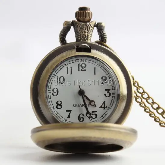 100 шт./лот винтажные кварцевые карманные часы унисекс в винтажном стиле женские и