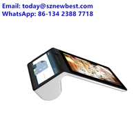 3g android os handheld pos terminal with printer for retail shop