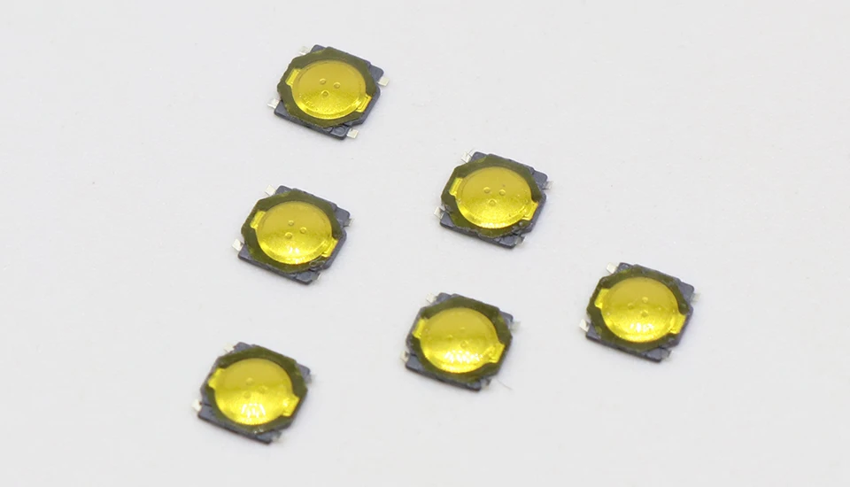 20 шт 3,7X3,7X0,35 SMD Тактильные Такт Мини кнопочный переключатель Микро Переключатель мгновенный SMD-4 20 шт/Лот 3,7*3,7*0,35 4X4*4 TS-032D