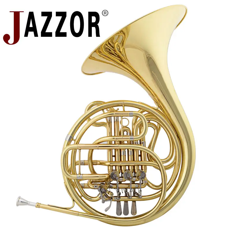 JAZZOR 4 клавишная двойная французская валторна модель входа Bb/F ветрозащитные