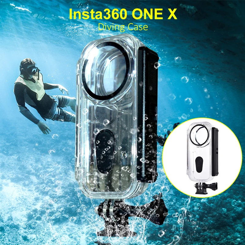 

Водонепроницаемый чехол для Insta360 ONE X Venture, защитный чехол для подводного плавания Insta 360, аксессуары для камеры Insta360 One X