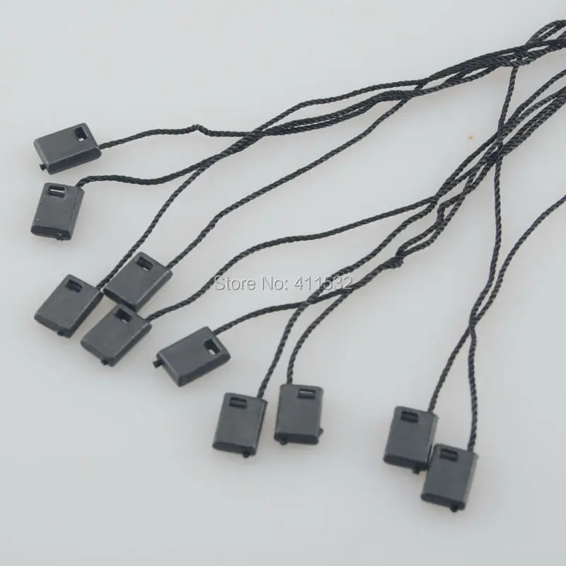 1000 шт./лот черная вешалка для одежды ценник или бирка печати NL848|string coupling|string