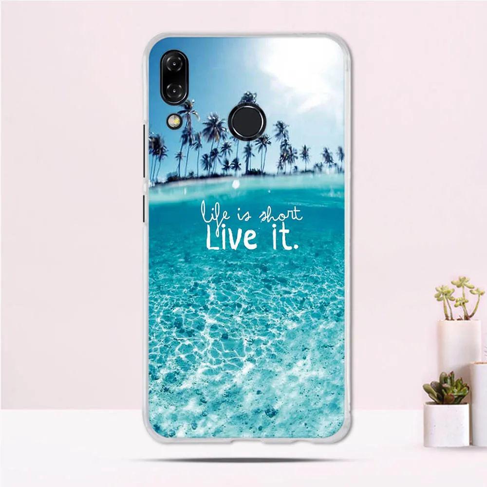 Мягкий чехол из ТПУ для Asus Zenfone 5z ZS620KL с изображением животных 5 ZE620KL чехлы милой