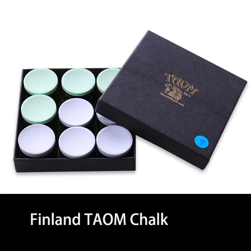 2019 цельный финский импорт TAOM бильярдный мел аксессуары для бассейна|Аксессуары