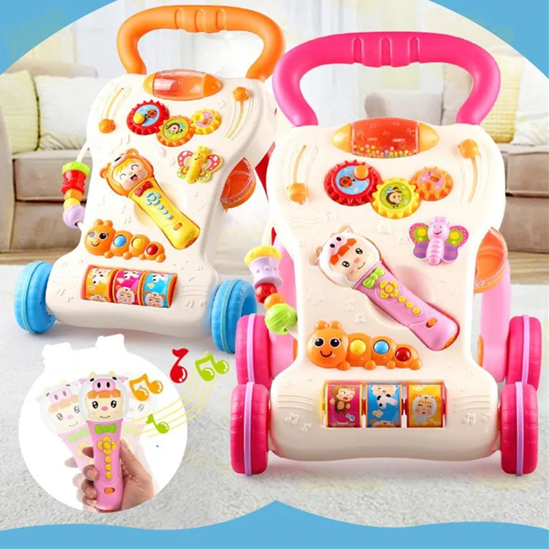 Детская коляска-ходунок с мультяшным львом | Мать и ребенок