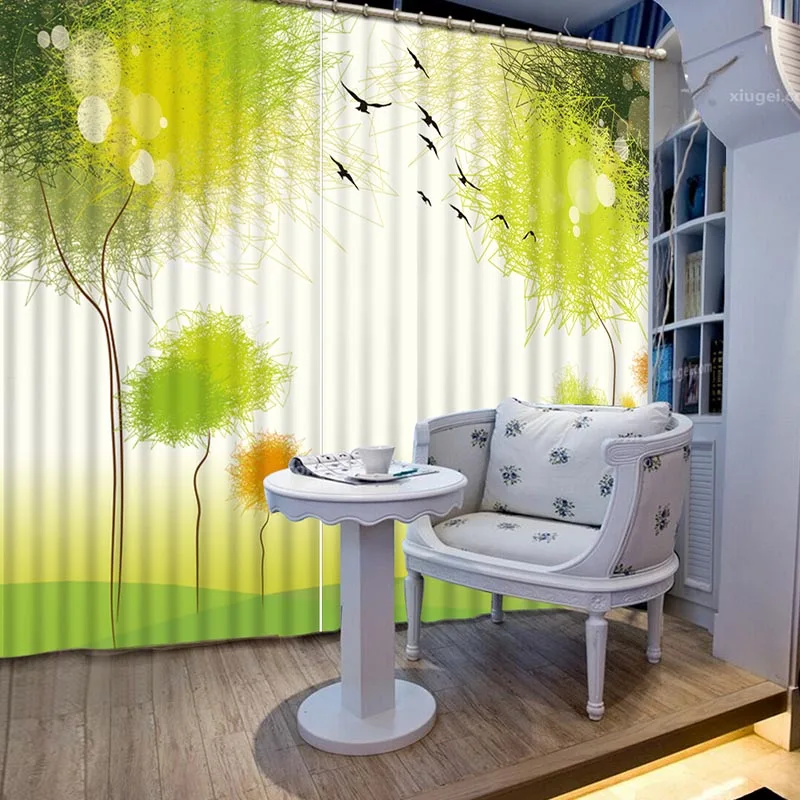 High Quality 3D Printing Curtains variety of Lifelike HD Scenery Bedroom Living Room Sunshade Window Curtain CL-083 | Дом и сад